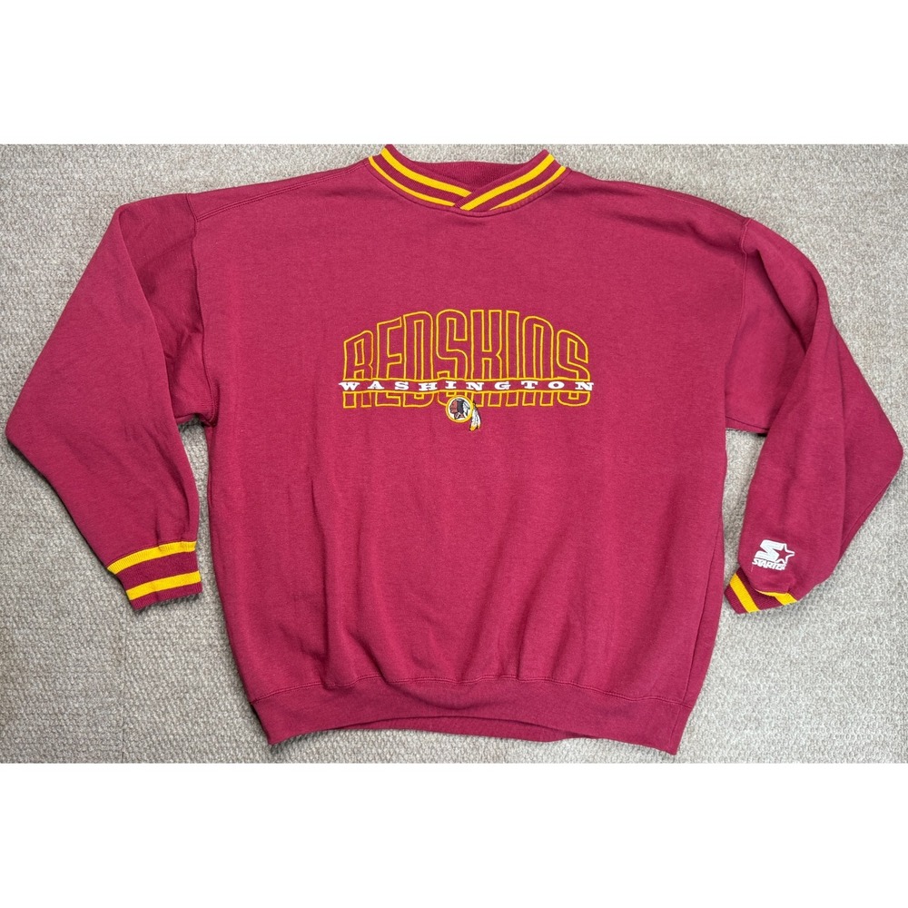 Starter NFL Vintage Washington Redskins Embroidered Sweatshirt Size‎ XL